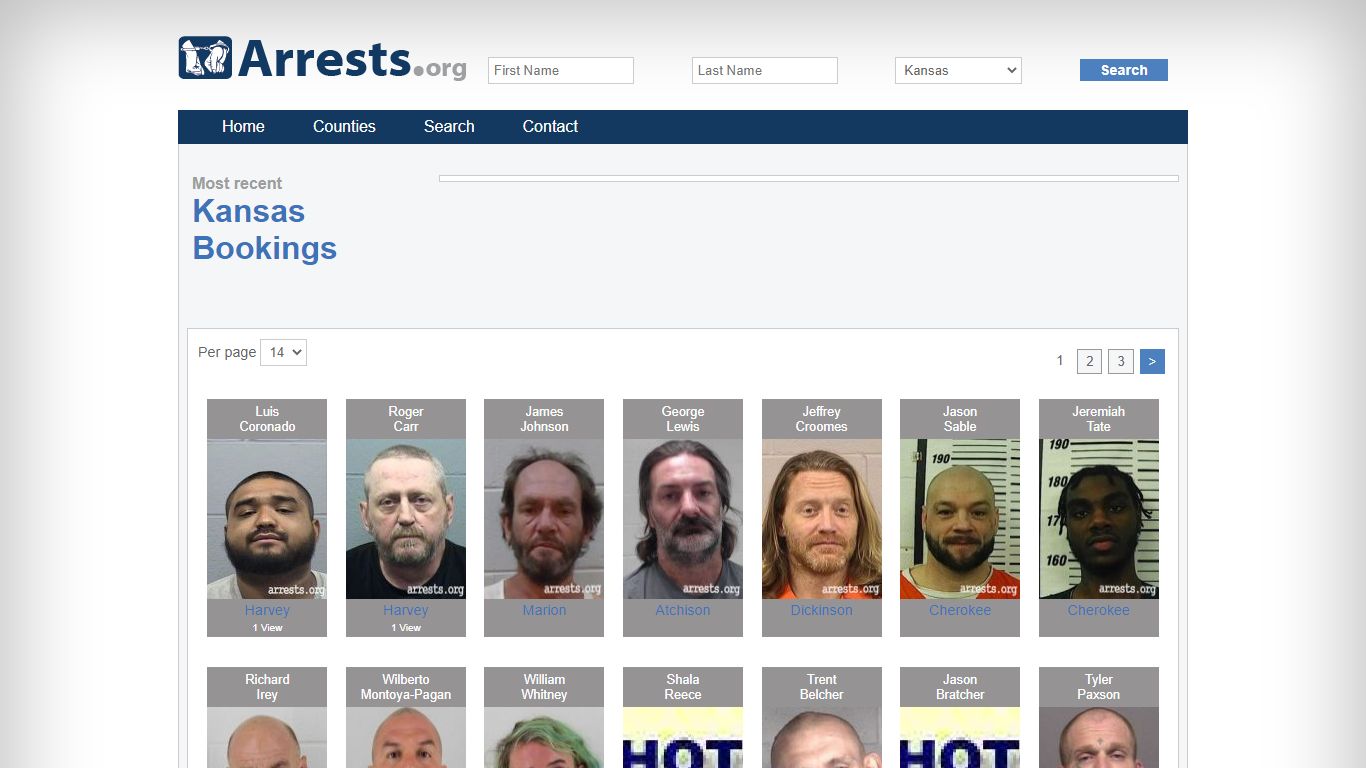 Kansas Arrests and Inmate Search